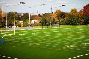 linhas de campo de futebol foto