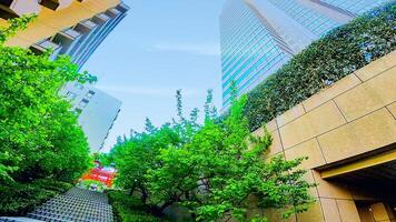 ginsekai Inari santuário é uma santuário localizado dentro a canto do shinjuku parque torre, Nishi-shinjuku, Shinjuku-ku, Tóquio, Japão. isto todo área estava a residência do uma certo feudal senhor durante a edo foto