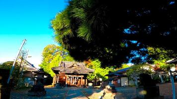 rokugatsu hachiman santuário, uma santuário dentro rokugatsu, adachi-ku, Tóquio, Japão. isto estava construído durante a 1053-1058 foto