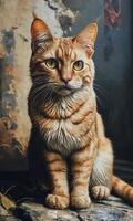 retrato de um gato foto
