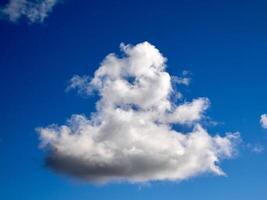 cumulus nuvens dentro a céu. fofo nuvem formas foto