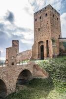 Czersk, Polônia - marcha 24, 2024 - Entrada torre às castelo do a masoviano duques foto