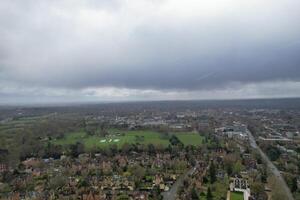 Alto ângulo Visão do britânico histórico cidade do Oxford, Oxfordshire, Inglaterra Unidos reino. marcha 23, 2024 foto