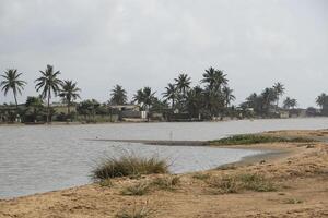 beaufitul panorama às a mono rio, grande papai, benin foto