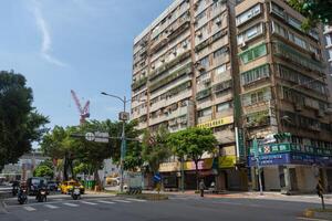 Taipei, Taiwan - marcha 26, 2024 - chongqing estrada dentro Taipei cidade dentro a manhã , a estrada é bastante famoso vencimento para a único indústria e uma antigo história, foto