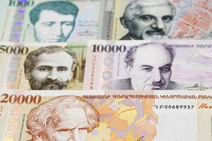 armênio dram uma o negócio fundo foto