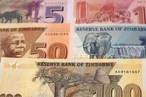 zimbabuense dólar uma o negócio fundo foto