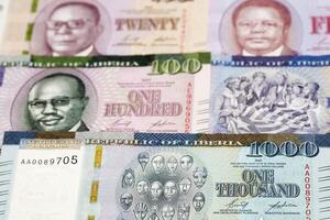 liberiano dólar uma o negócio fundo foto