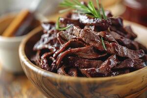 carne pratos do todos Tempo dentro a cozinha mesa profissional publicidade Comida fotografia foto