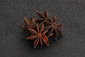 Estrela anis seco aroma tempero foto