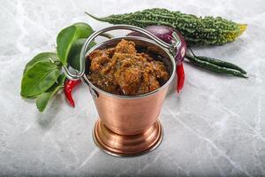 indiano vegetariano cozinha - malaio kofta foto