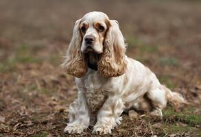 uma Visão do uma Cocker spaniel foto