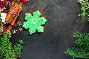 biscoito de natal doce de gengibre foto