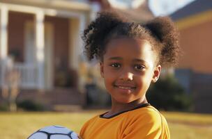 jovem futebol entusiasta foto