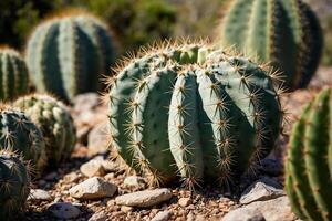 cacto plantas dentro a deserto foto