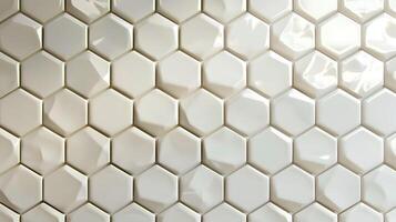 elegante hexagonal telha mosaico padronizar para minimalista arquitetônico e interior desenhos foto