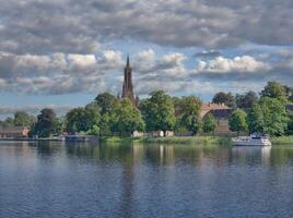 malchow Além disso chamado inselstadt Malchow, Mecklenburg lago distrito, Mecklemburgo-Pomerânia Ocidental, Alemanha foto