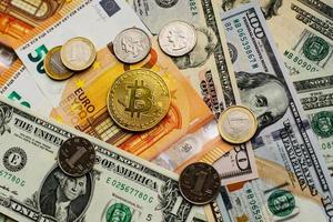 bitcoin, moeda, digital, finanças, economia foto