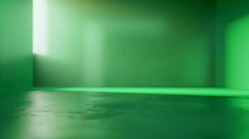 abstrato borrão esvaziar verde gradiente estúdio bem foto
