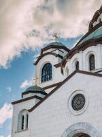 a Igreja do santo como vai catedral ou hram svetog salvar, Belgrado, Sérvia foto