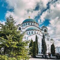 a Igreja do santo como vai catedral ou hram svetog salvar, Belgrado, Sérvia foto