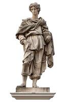 estátua do uma jovem romano homem foto