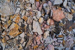 fundo fotografia. texturizado fundos. detalhe do a textura do vulcânico Rocha fragmentos. pedrinhas este venha a partir de montanha erupções. bandung, Indonésia foto