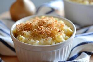 Macarrão com queijo foto