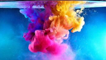 colorida fumaça fundo, arte, Magia explosão foto