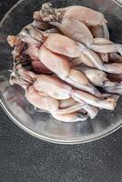 rã perna Comida carne francês cozinha fresco cozinhando refeição Comida lanche em a mesa cópia de espaço Comida foto