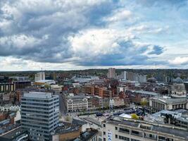 aéreo Visão do central Nottingham cidade do Inglaterra Reino Unido. abril 26º, 2024 foto