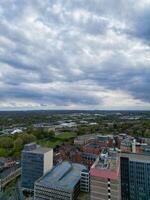 aéreo Visão do central Nottingham cidade do Inglaterra Reino Unido. abril 26º, 2024 foto