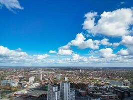 aéreo Visão do edifícios às cidade Centro e centro da cidade do coventaria cidade do Inglaterra Unidos reino. marcha 30, 2024 foto