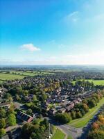 aéreo Visão do central Northampton cidade do Northamptonshire, Inglaterra Unidos reino. Outubro 25, 2023 foto