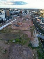 cidade Centro edifícios do Birmingham central cidade do Inglaterra Unidos reino durante pôr do sol. marcha 30, 2024 foto