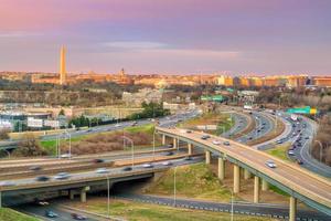 washington, dc city skyline foto