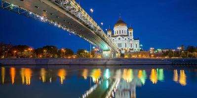 catedral de cristo salvador em Moscou foto