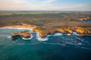 vista de cima dos doze apóstolos foto