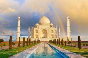 taj mahal em agra índia foto