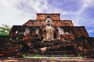 cultural marcos a histórico esmeralda antigo cidade é a antigo civilização dentro sukhothai província dentro tailândia. foto