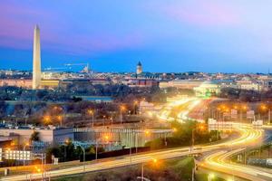 washington, dc city skyline foto