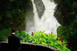 pailon del diablo, equador foto