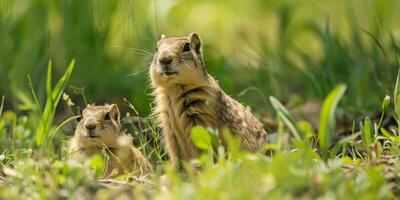 Gopher dentro a selvagem foto