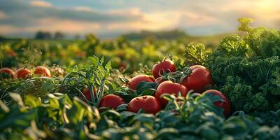 agricultores jardim com legumes foto