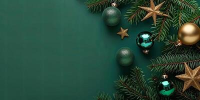 Novo ano cartão Natal padronizar fundo Natal árvore brinquedos Natal foto