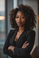empresária afro-americana foto