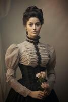 19 século mulher retrato foto