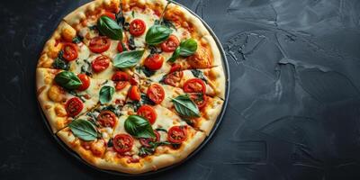 italiano delicioso pizza foto