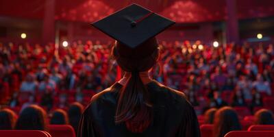 graduado costas Visão foto