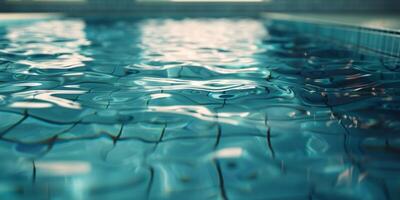 água dentro a piscina fechar-se foto